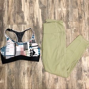 *SET* VS workout leggings and sports bra - size M